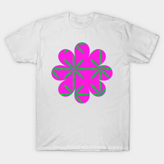 Groovy Flowers T-Shirt by BHDigitalArt